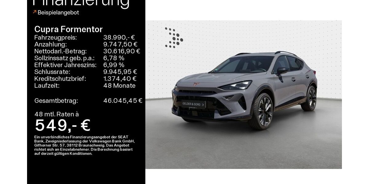 Cupra Formentor 17.000 km 37.980 &euro; Lichtenfels 96215