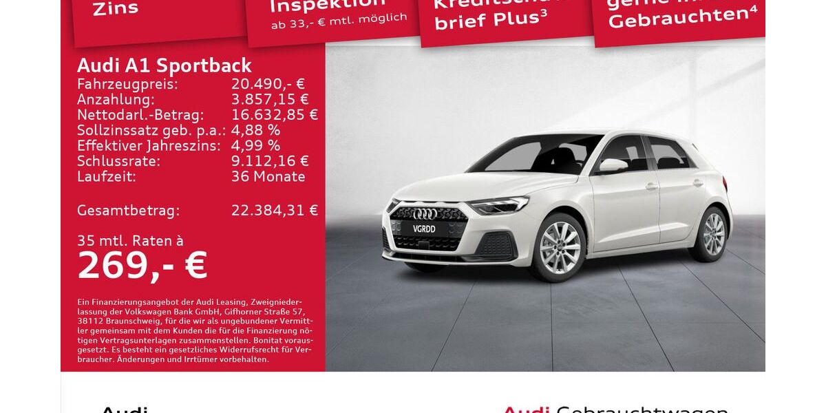 Audi A1 36.006 km 20.490 &euro; Dresden 01067