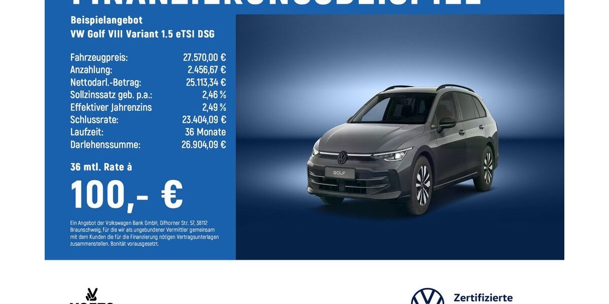 VW Golf 25.889 km 27.570 &euro; Magdeburg 39126