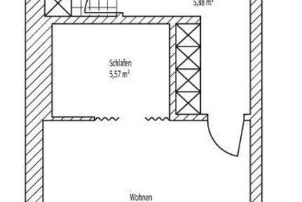 Wohnung Bayreuth City - 1.5 Zimmer, 43 m&sup2;, 125.000&euro; | Angebot:27457401