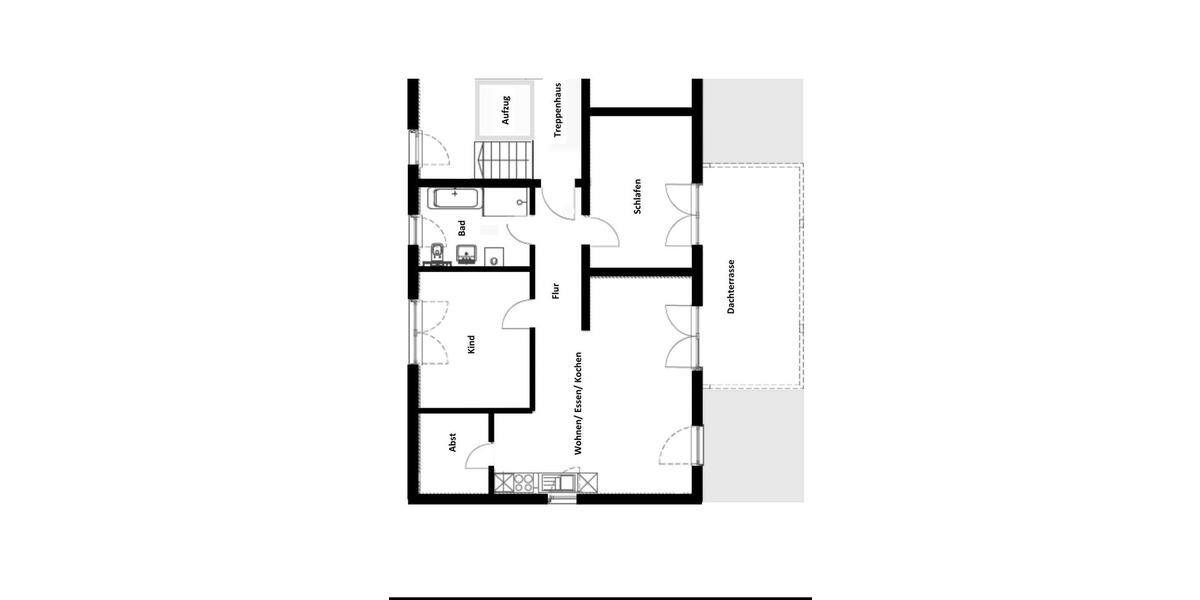 Einfamilienhaus Schlüchtern - 3 Zimmer, 92 m&sup2;, 965&euro; | Angebot:25943858