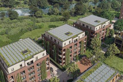 Urbanität in historischer Atmosphäre: QNG-zertifizierte Eigentumswohnungen an der Ems! 2 zimmer