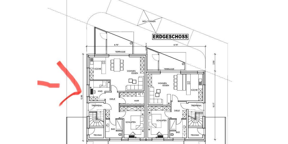 Terrassenwohnung Bad Driburg - 3.5 Zimmer, 83 m&sup2;, 1.250&euro; | Angebot:26316415