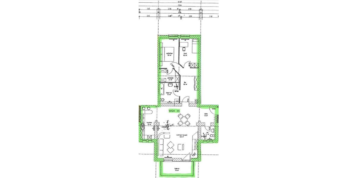 Etagenwohnung Torgau - 3 Zimmer, 112 m&sup2;, 120.000&euro; | Angebot:25679423