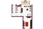Etagenwohnung Bonn Pennenfeld - 2 Zimmer, 55 m&sup2;, 563&euro; | Angebot:26433521