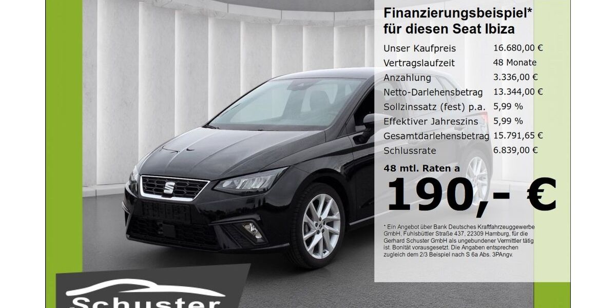 Seat Ibiza 10.190 km 16.680 &euro; Ruhstorf 94099