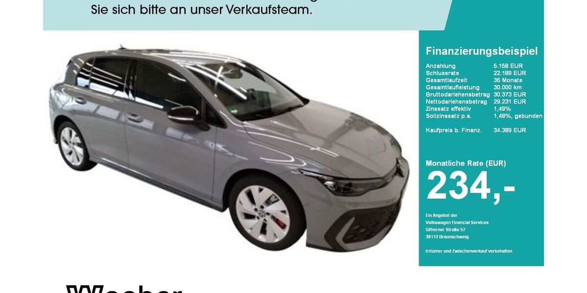 VW Golf 3.898 km 34.389 &euro; Herrenberg 71083