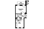 CONNEWITZ + 1 RAUM WOHNUNG ZUM KAUF + ERDGESCHOSS + BALKON + PARKETT 1 zimmer