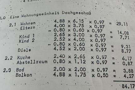 ETW 84qm mit Balkon u. Gartennutzung in gepflegtem 6-Parteienhaus 4 zimmer