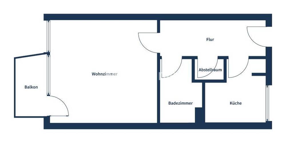 Ruhig gelegen! Gemütliche 1-Zimmer-Erdgeschoßwohnung mit Süd-West-Balkon