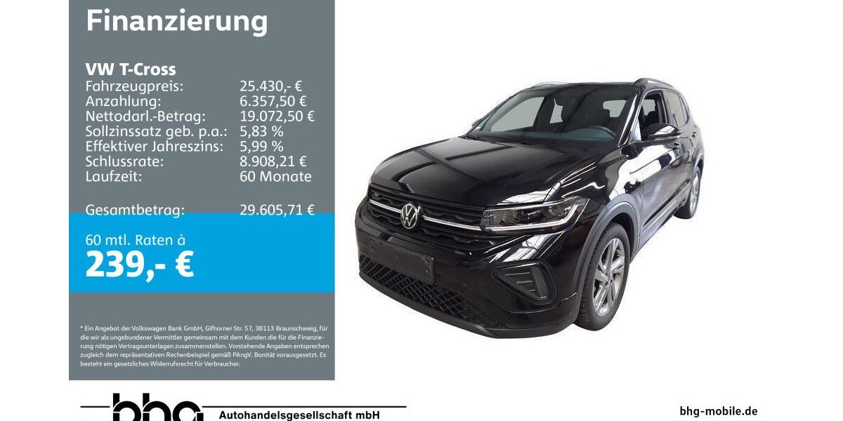 VW T-Cross 10.691 km 25.430 &euro; Reutlingen 72770