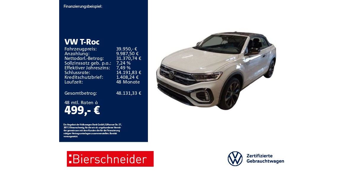 VW T-Roc 5.613 km 39.950 &euro; Aalen 73431