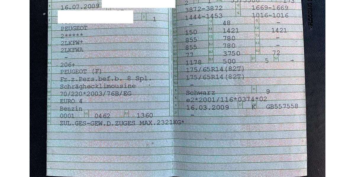 Peugeot 206 196.749 km 1.500 &euro; Nidderau 61130