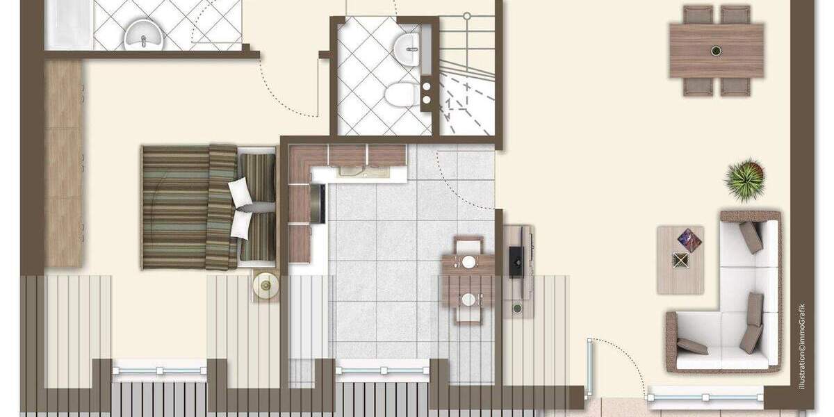 Etagenwohnung Bielefeld Quelle - 4 Zimmer, 102 m&sup2;, 339.000&euro; | Angebot:25425640