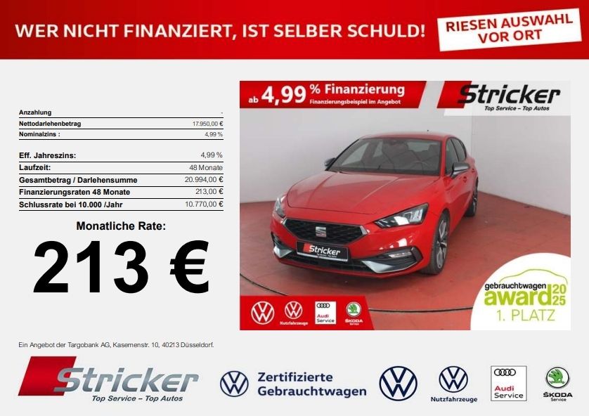 Seat Leon 59.789 km 16.949 &euro; Detmold 32760