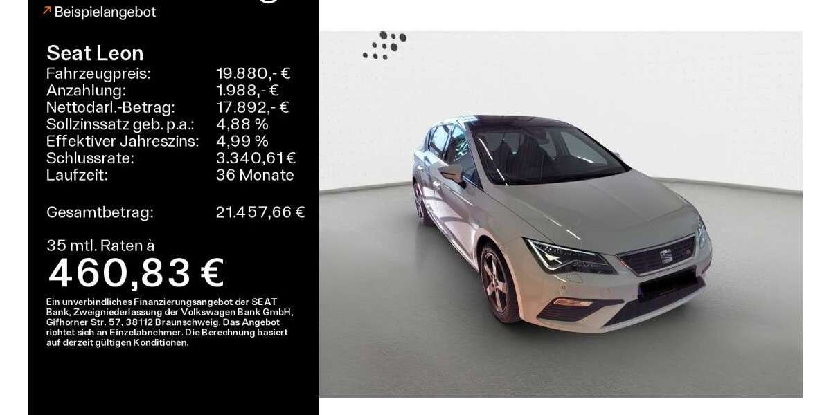 Seat Leon 52.000 km 19.880 &euro; Haßfurt 97437