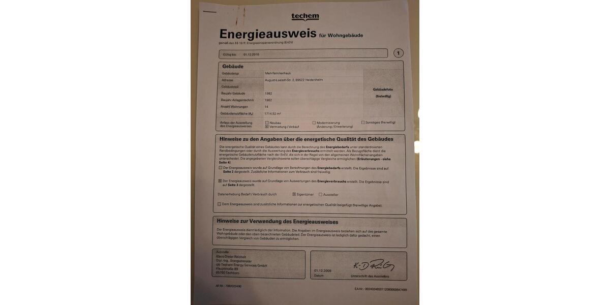 Etagenwohnung Heidenheim an der Brenz - 2 Zimmer, 72 m&sup2;, 190.000&euro; | Angebot:26877706