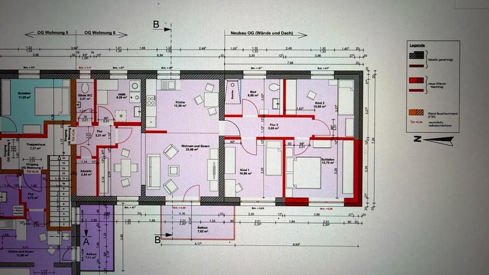 Etagenwohnung Kirchheim - 4 Zimmer, 98 m&sup2;, 900&euro; | Angebot:26679032