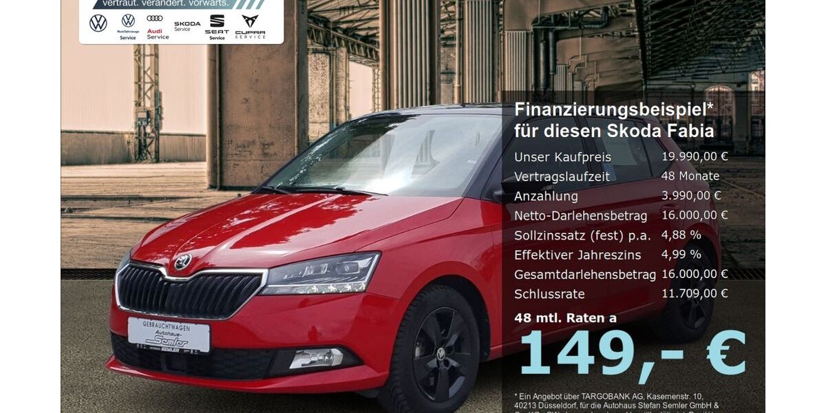 Skoda Fabia 19.576 km 19.990 &euro; Griesheim 64347