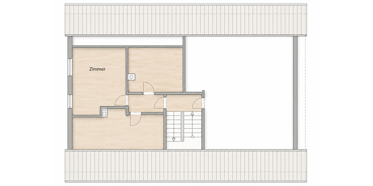 3-Zimmer-Wohnung mit zusätzlichem ausgebautem Zimmer im Dachgeschoss - Etagenwohnung Ulm Weststadt | Angebot:26491749