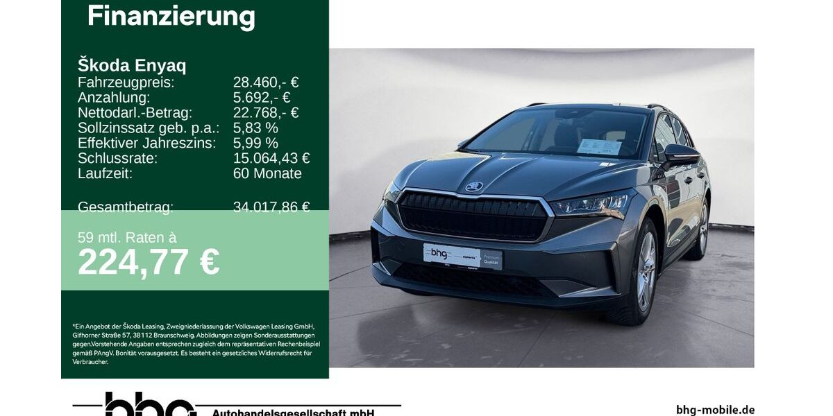 Skoda Enyaq 21.148 km 28.460 &euro; Metzingen 72555