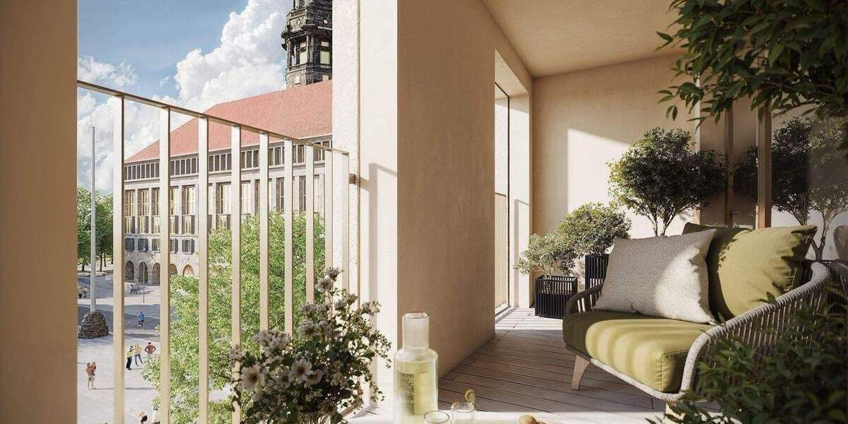 Etagenwohnung Dresden Innere Altstadt - 3 Zimmer, 90 m&sup2;, 1.630&euro; | Angebot:26306356