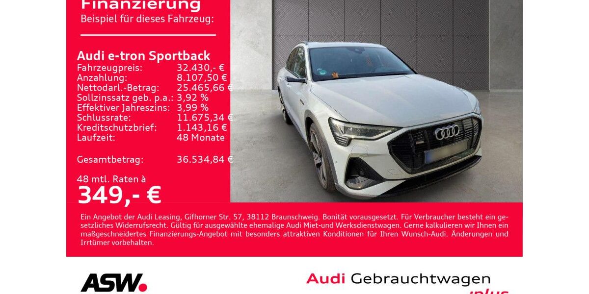 Audi e-tron 98.000 km 32.430 &euro; Heilbronn 74074