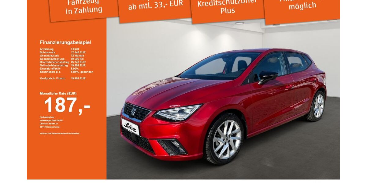 Seat Ibiza 27.000 km 18.999 &euro; Lindenberg 88161