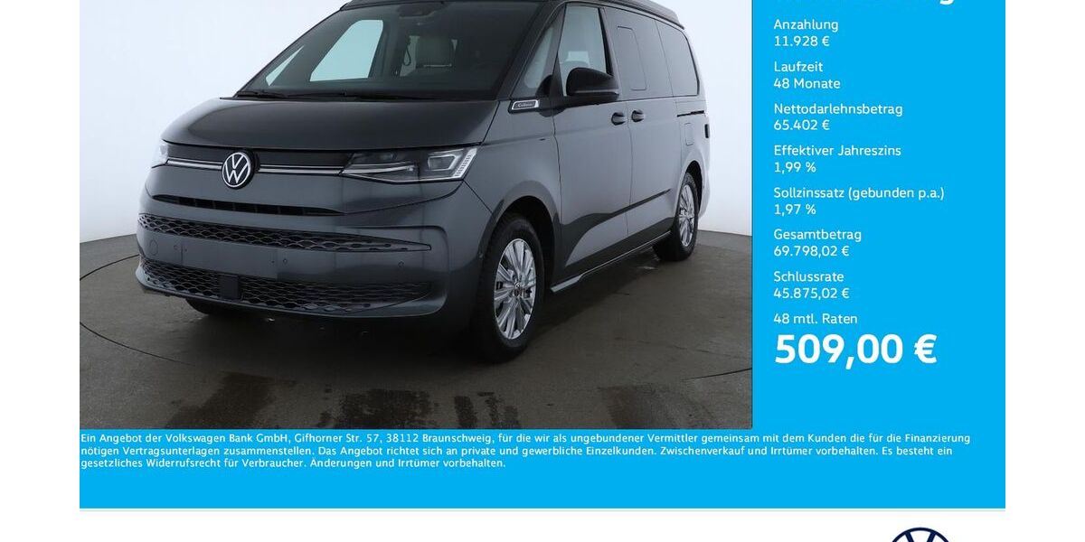 VW T7 California 8.133 km 75.488 &euro; Dortmund 44379