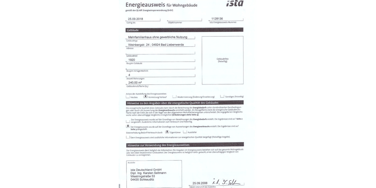 Eigentumswohnung in Bad Liebenwerda Privatverkauf 3 zimmer