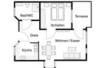 Terrassenwohnung Gerstetten - 2 Zimmer, 55 m&sup2;, 179.000&euro; | Angebot:26422435