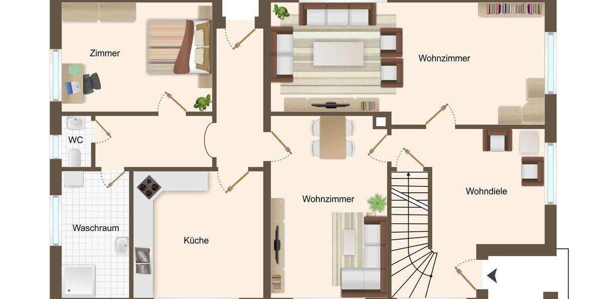 Einfamilienhaus Damme Bexadde - 1 Zimmer, 186 m&sup2;, 324.500&euro; | Angebot:24991755