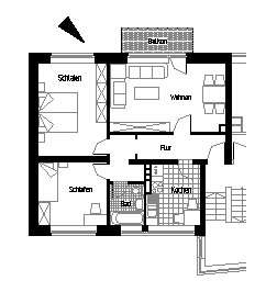 Wohnung zum Mieten in Minden 549 € 70 m²