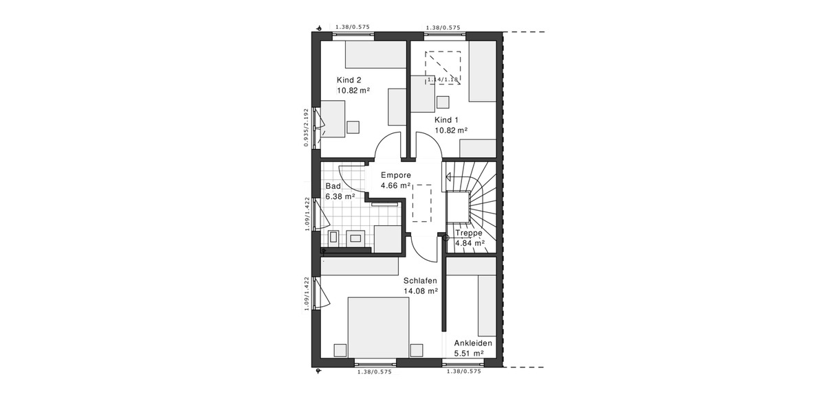 Doppelhaushälfte Dinslaken - 3 Zimmer, 116 m&sup2;, 1.700&euro; | Angebot:26395172