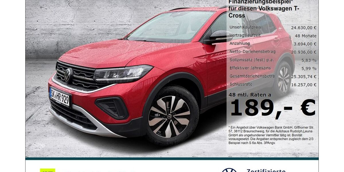 VW T-Cross 9.600 km 23.820 &euro; Leuna 06237