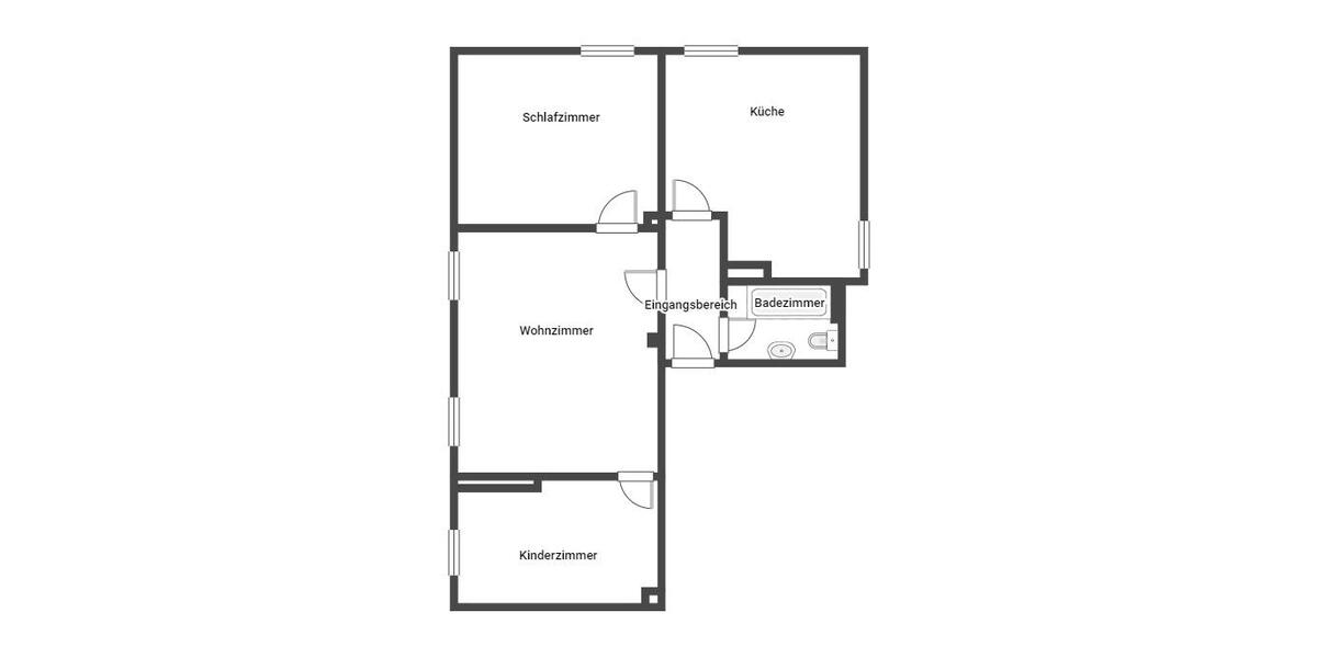Etagenwohnung Montabaur - 3 Zimmer, 55 m&sup2;, 529&euro; | Angebot:26296079