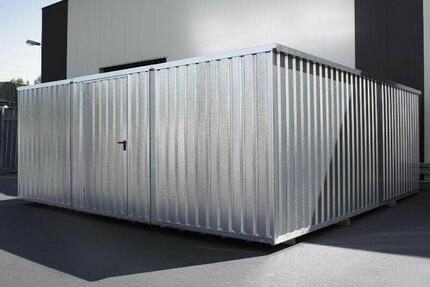 Lagerhalle 4x6m Stahlhalle Schnellbauhalle Materiallager