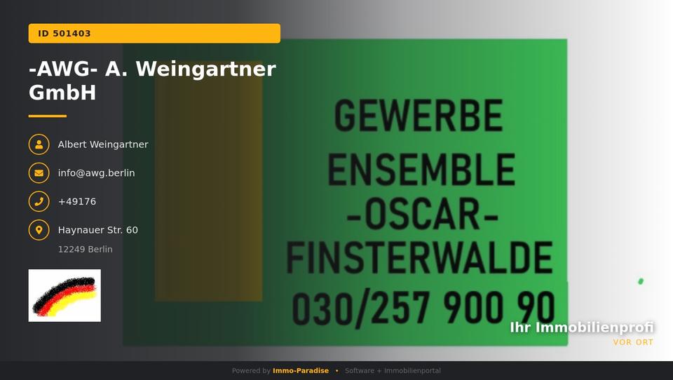 Gewerbeobjekt Finsterwalde - 759&euro; | Angebot:25375754