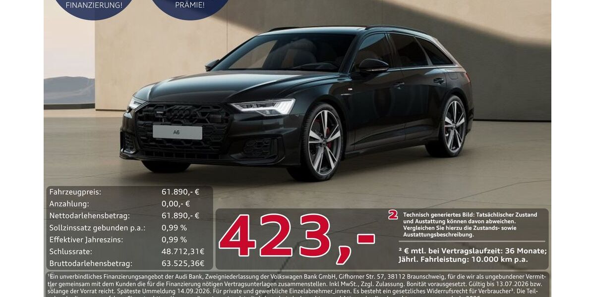 Audi A6 13.400 km 61.890 &euro; Ingolstadt 85057