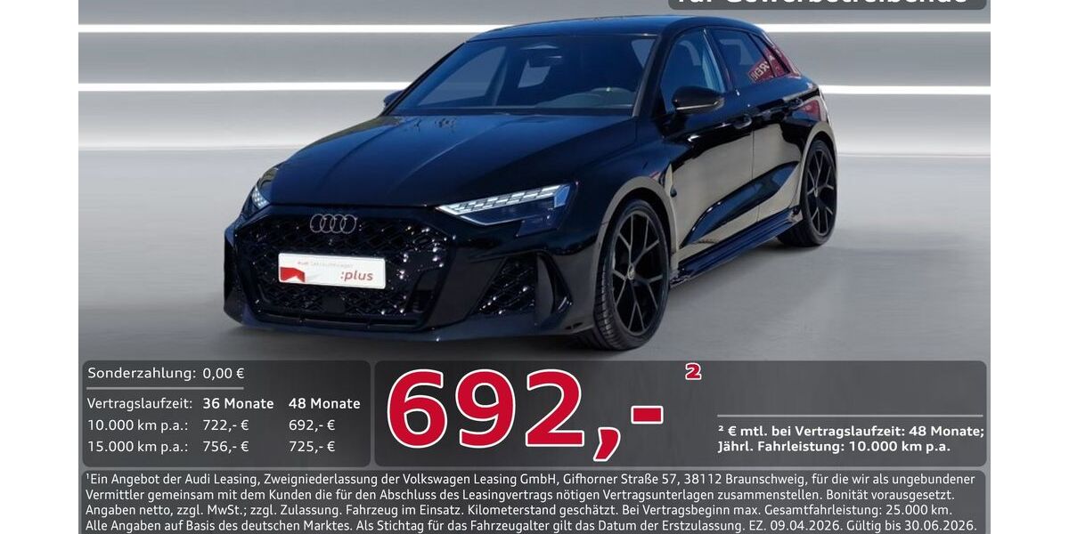 Audi RS3 3.500 km 72.950 &euro; Ingolstadt 85057