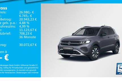 VW T-Cross 6.212 km 26.980 &euro; München 80935