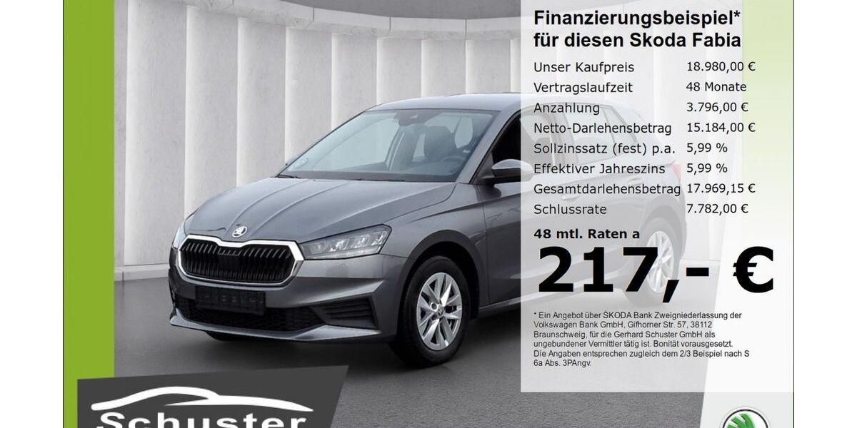 Skoda Fabia 27.567 km 18.980 &euro; Ruhstorf 94099