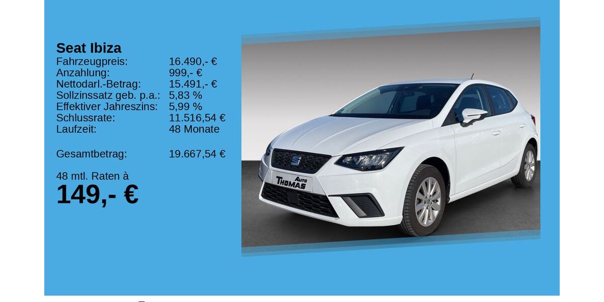 Seat Ibiza 14.410 km 16.490 &euro; Bonn 53227