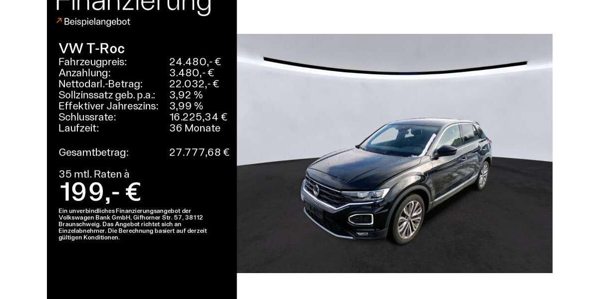 VW T-Roc 30.304 km 24.480 &euro; Sand am Main 97522