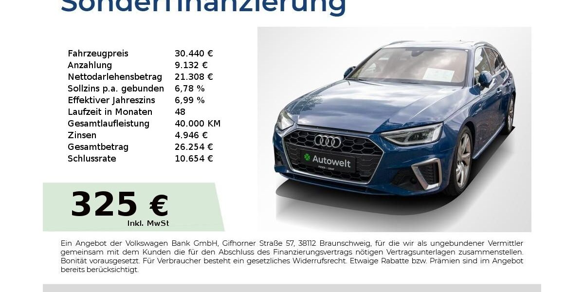 Audi A4 125.050 km 28.880 &euro; Nürnberg 90431