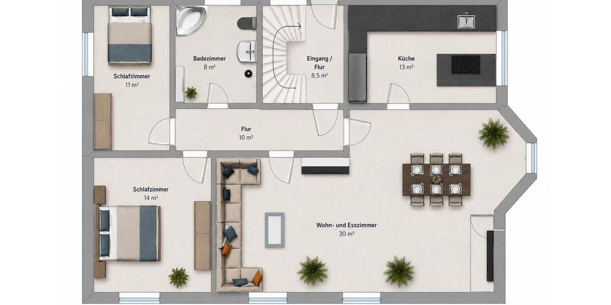 Erdgeschoßwohnung Graben-Neudorf Neudorf - 3.5 Zimmer, 103 m&sup2;, 399.000&euro; | Angebot:26692583