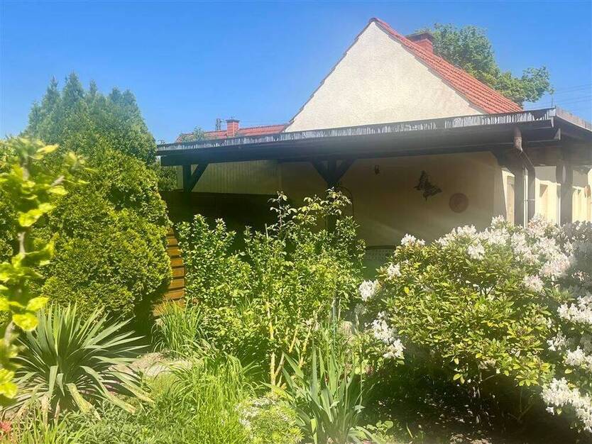 Anspruchsvolles EFH - ehem. Praxis mit Wohnhaus, Keller, Gartenhaus, GarageCarport + toller Garten!