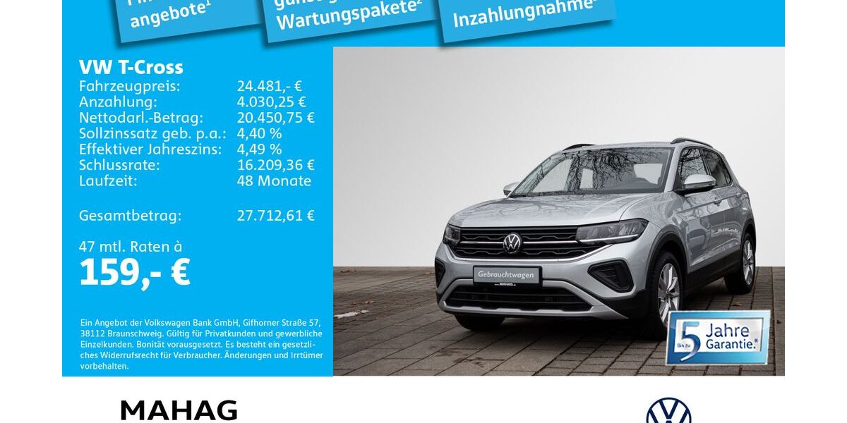 VW T-Cross 12.106 km 24.242 &euro; Ottobrunn 85521