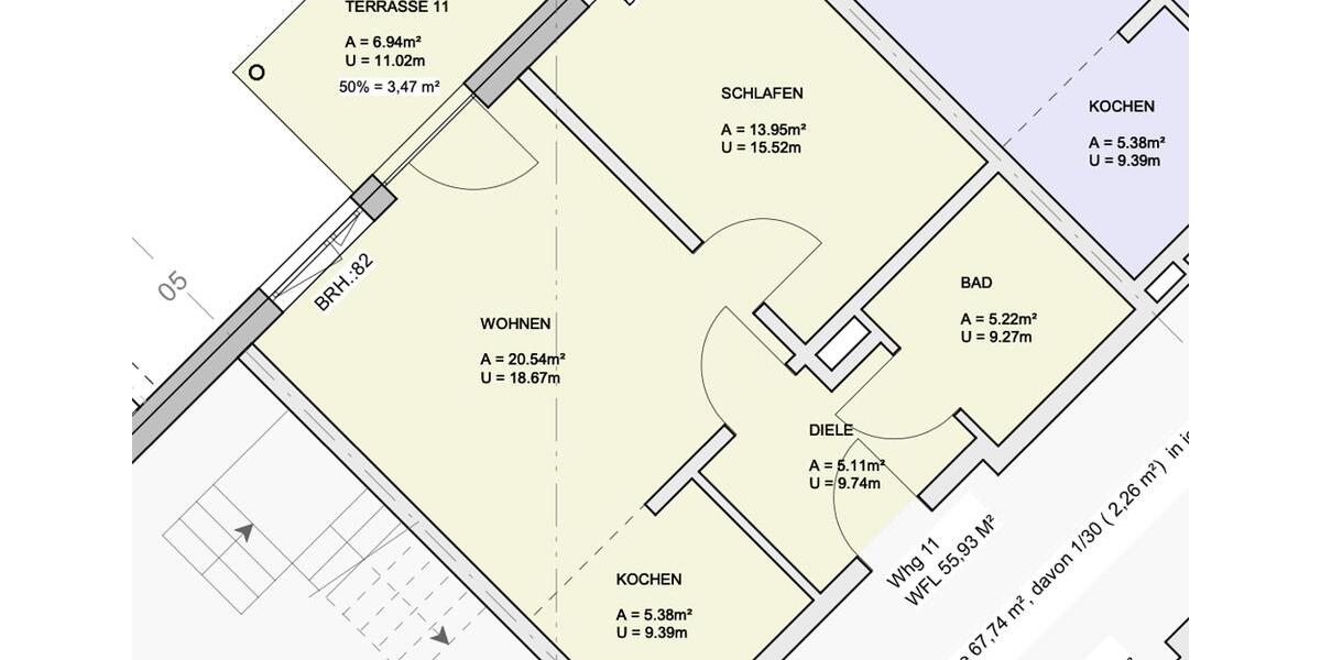 Erdgeschoßwohnung Eschede - 2 Zimmer, 56 m&sup2;, 505&euro; | Angebot:25054846