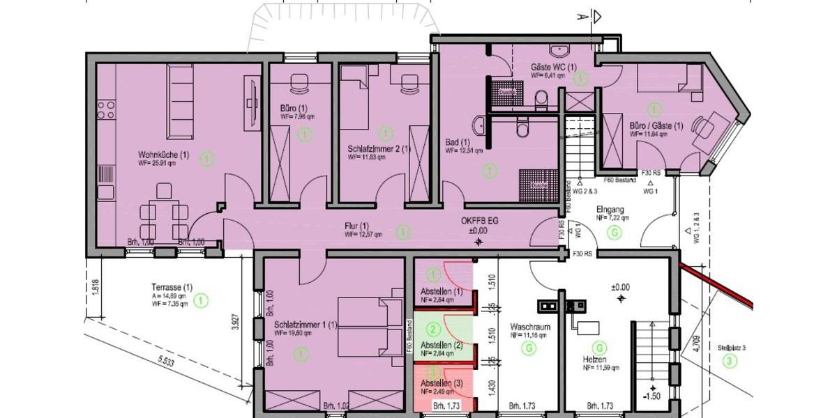 Etagenwohnung Welschbillig - 4 Zimmer, 152 m&sup2;, 519.999&euro; | Angebot:25887897